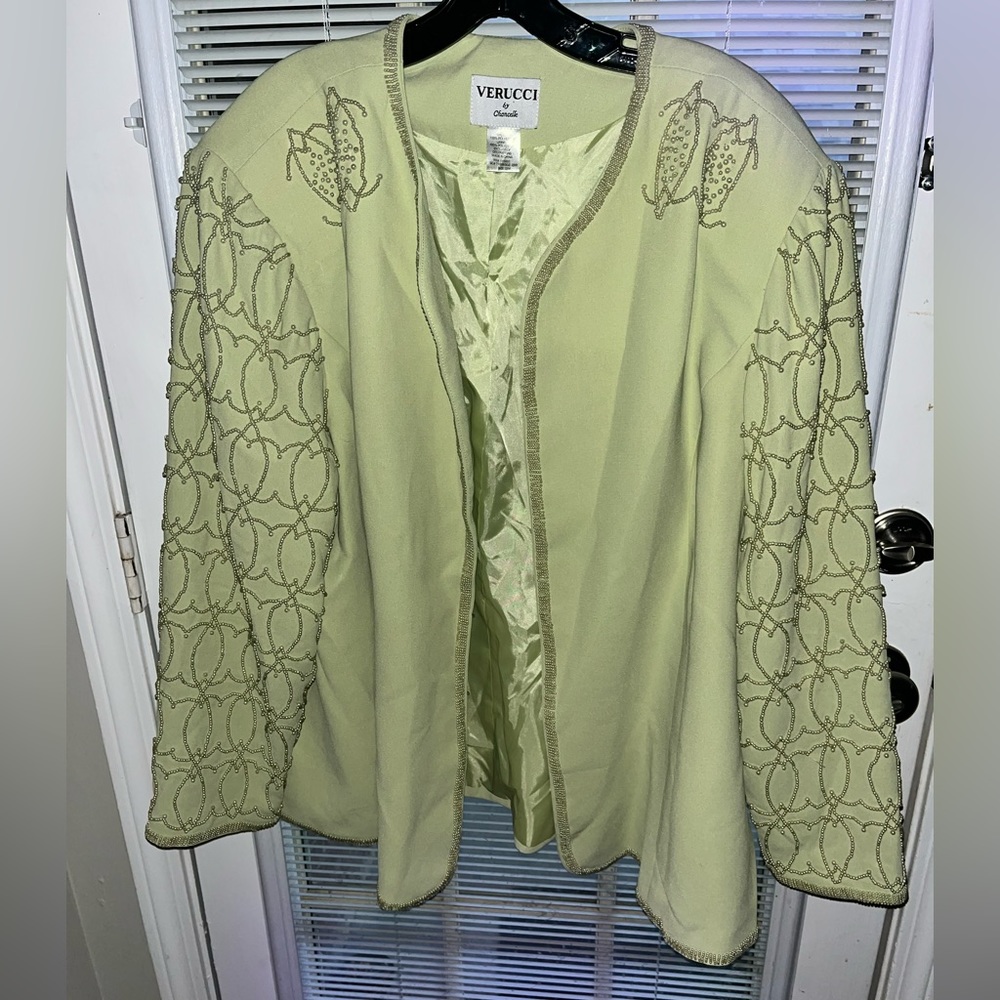 Verucci By Chancelle Green Blazer size 22